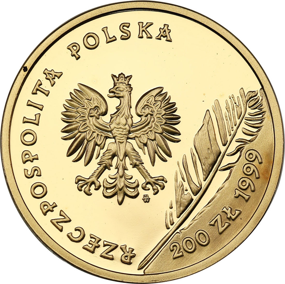 III RP. 200 złotych 1999 Juliusz Słowacki